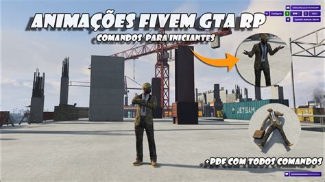 APRENDA TODOS OS COMANDOS BASICOS DO GTA RP FIVEM Como Colocar