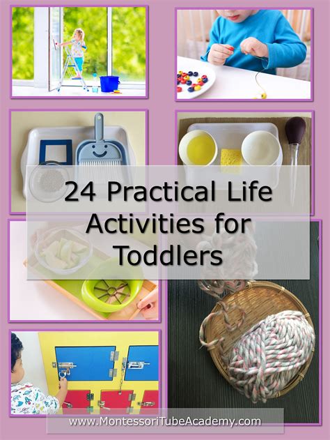 24 Practical Life Activities for Toddlers