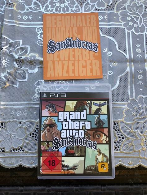 GTA SAN ANDREAS GRAND THEFT AUTO PS3 PLAYSTATION 3 SET Kaufen Auf Ricardo