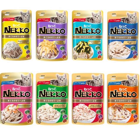 Local Ready Stock Nekko Premium Cat Pouch Wet Food G Kitten Adult