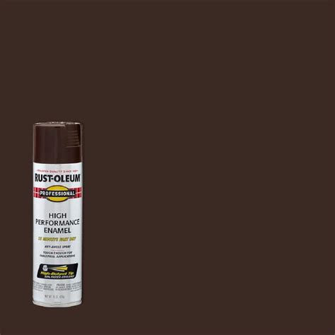 Have a question about Rust-Oleum Professional 15 oz. High Performance Enamel Gloss Dark Brown ...