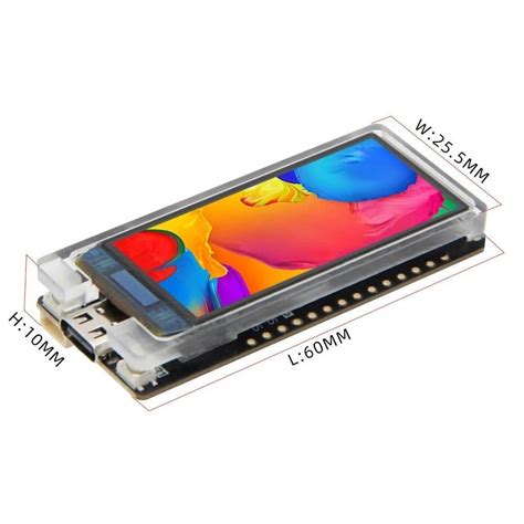 LILYGO T Display S3 AMOLED ESP32 S3 ekrano kūrimo plokštė RM67162 1 9