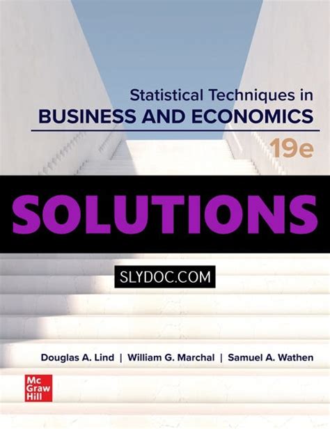 Complete Test Bank For Statistical Techniques In Business And Economics