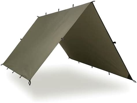 Amazon Bushcraft Spain Waterproof 10 X 10 Oilskin Tarp Cotton