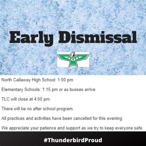 Early Dismissal – Thunderbirdproud