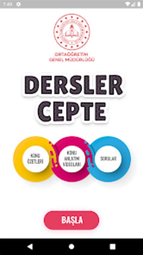 Android I In Dersler Cepte Ndir