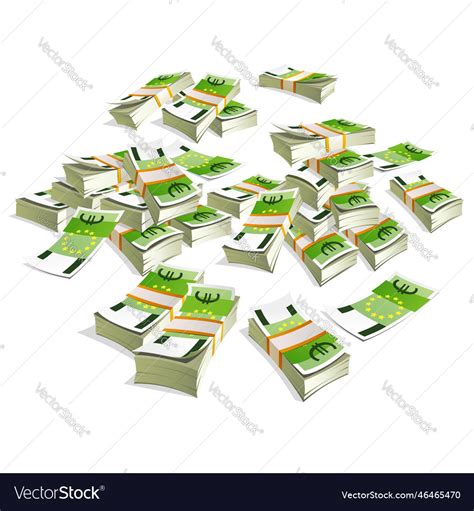 Money isolated on white background Royalty Free Vector Image