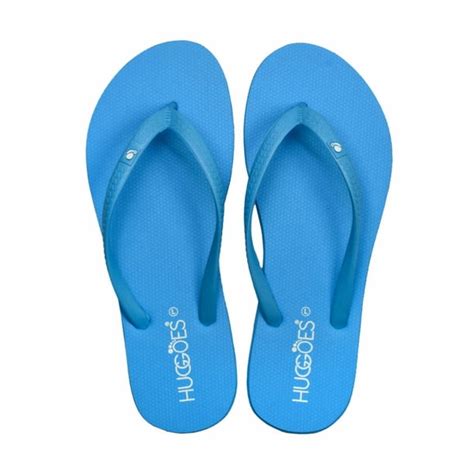 Huggoes Huggoes Azure Natural Rubber Comfort Flip Flops For Women