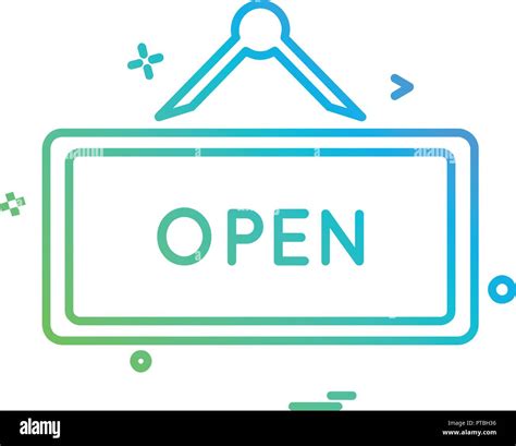 Open board icon design vector Stock Vector Image & Art - Alamy