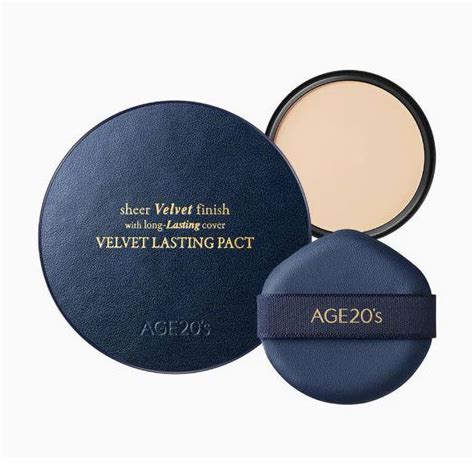 Тональный кушон для лица AGE 20's Velvet Lasting Pact SPF 50+/PA ...