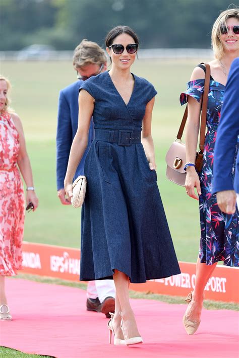 Meghan Markle Denim Dress British Vogue British Vogue