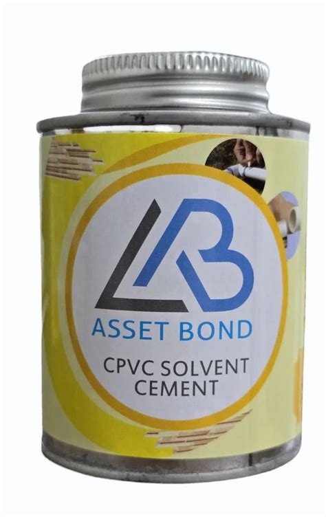 Ml Asset Bond Cpvc Solvent Cement Tin Can At Rs In Ahmedabad