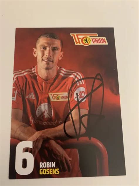 AUTOGRAPH CARD BY Robin Gosens 1 FC Union Berlin 2023 2024 23 24 2 15