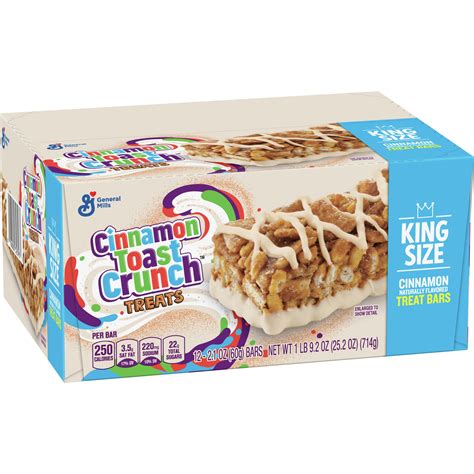 Cinnamon Toast Crunch™ Treats Bars King Size 12 Ct 2 1 Oz