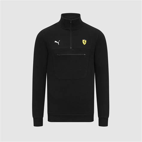 Logo 1/4 Zip Sweater - Scuderia Ferrari F1 | Fuel For Fans