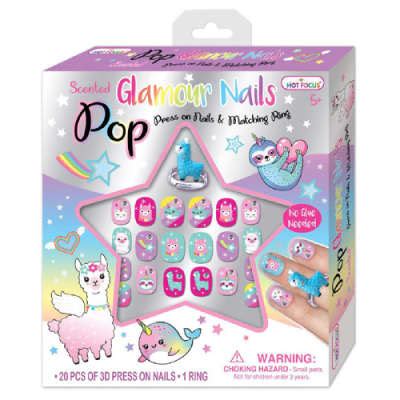 Jual Hot Focus Set Pop Glamour Nails 0031 Mf Terbaru Ruparupa