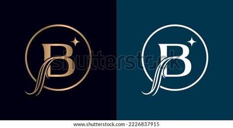 Letter B Monogram Logo Design Stock Vector (Royalty Free) 2226837915 ...