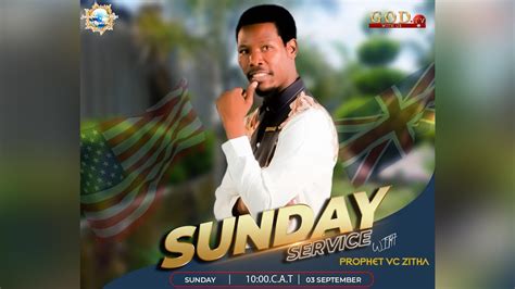 SUNDAY LIVE SERVICE WITH PROPHET V C ZITHA 3rd SEPTEMBER 2023 YouTube