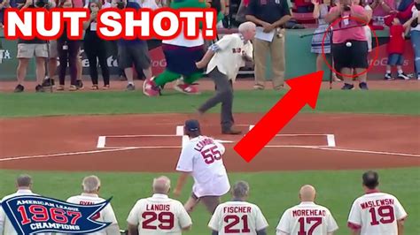 Mlb Worst Ceremonial First Pitches Of All Time Funny Youtube