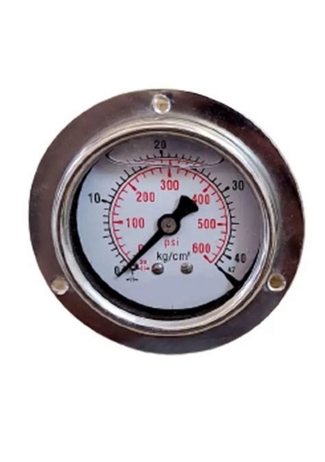 Analog 0 600psi Stainless Steel Low Pressure Gauges At Rs 750 In New Delhi