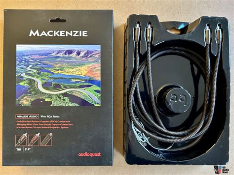 AudioQuest Mackenzie 1m RCA Interconnects Photo 4396683 US Audio Mart