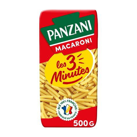 Panzani Macaroni Cuisson Rapide 3min 500g Pas Cher Auchanfr