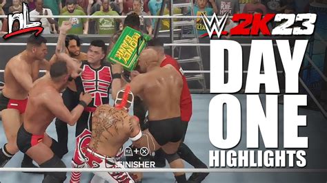 Wwe K Day One Glitches Funny Moments Youtube