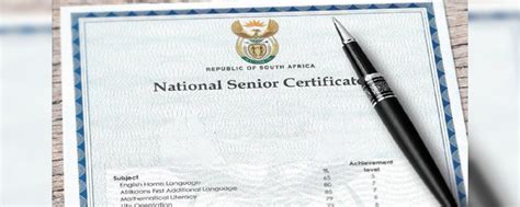 ADMISSION TO THE SENIOR CERTIFICATE (AMENDED)