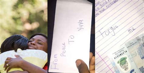 Repentant lady inserts ₦100 into apology letter she wrote her elder sister