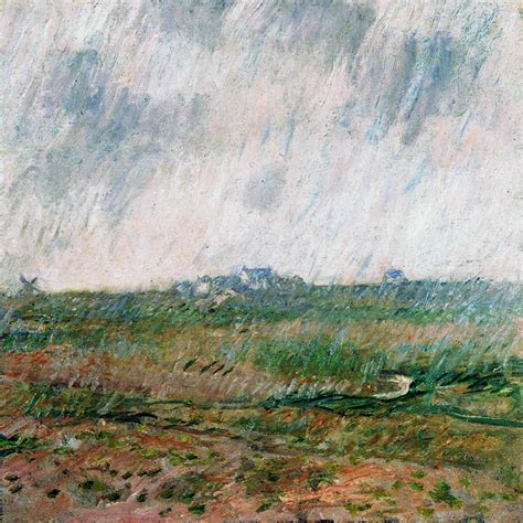 Rain In Belle Ile Claude Monet Wikiart Org Encyclopedia Of Visual