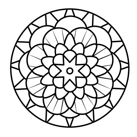 Dibujo De Mandalas Para Colorear E Imprimir Dibujos Y Colores