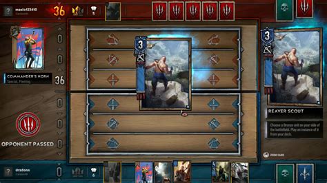 Gwent The Witcher Card Game Northern Realms PVP YouTube