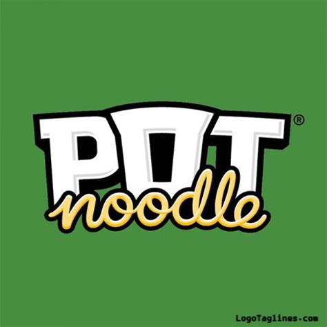 Pot Noodle Logo and Tagline - Slogan - Owner