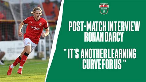 Ronan Darcy Post Match Interview Swindon Town Vs Crystal Palace