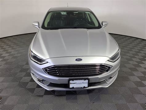 Pre Owned 2017 Ford Fusion Energi Titanium 4dr Car In Davenport