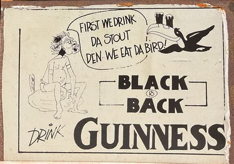 GUINNESS- BLACK IS BACK – Rusty Tin Signs