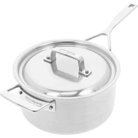 Demeyere Essential Ply Qt Stainless Steel Saucepan With Lid Wayfair