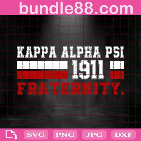 Kappa Alpha Psi 1911 Fraternity Svg Svg Png Dxf Eps Cricut Silhouette