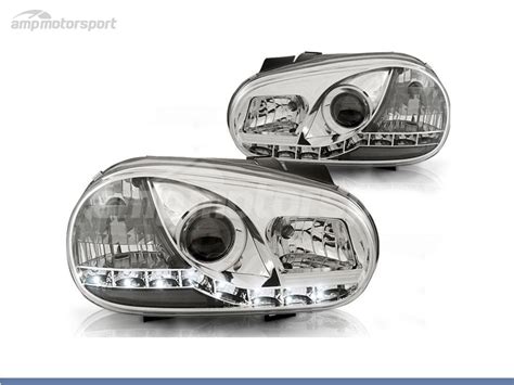 Faros Delanteros Luz Diurna Led Para Volkswagen Golf Mk Motorsport