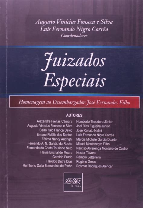 Juizados Especiais Homenagem Ao Desembargador Jos Fernandes Filho Pdf