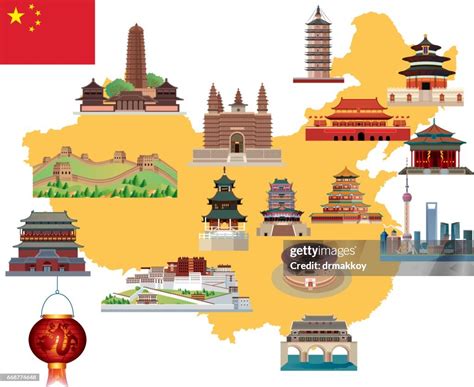 Cartoon Map Of China High Res Vector Graphic Getty Images