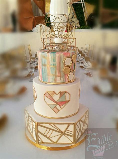 Its All About The Geo Decorated Cake By Sophia Haniff Cakesdecor