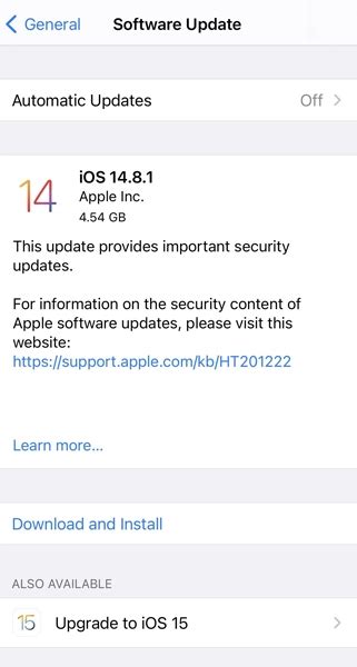 Apple Seeds Ios 14 8 1 For Eligible Iphones