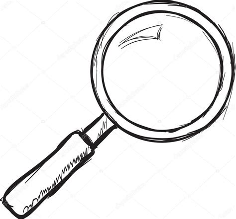 How To Draw A Magnifying Glass