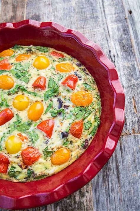 Mediterranean Vegetable Frittata Recipe The Kitchen Magpie