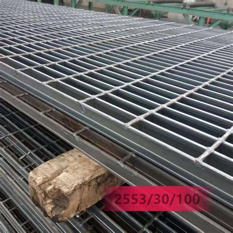 Hot DIP Galvanized Bar Grating Flat Serrated I Section Twisted I Bar Grating And Steel Bar Grating