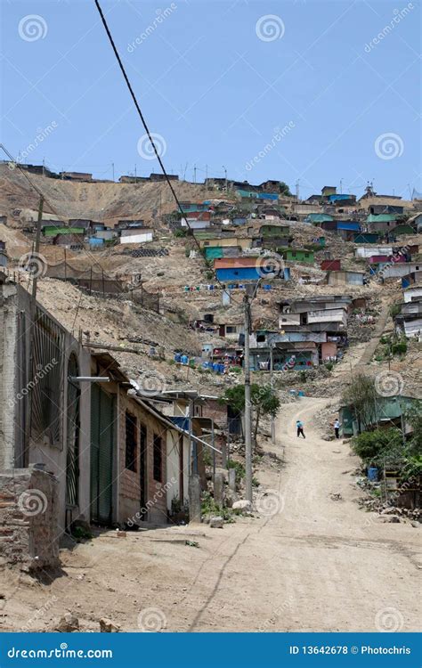 Slums, South America, Lima Royalty Free Stock Photos - Image: 13642678