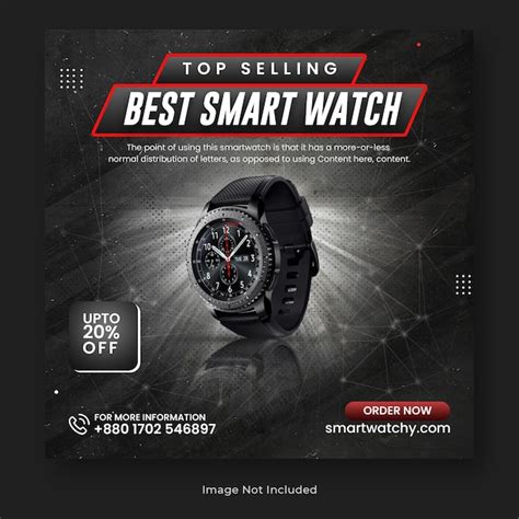 Premium Psd New Arrival Smartwatch Sale Banner Post Design