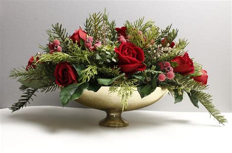 Christmas Arrangement, Christmas Centerpiece, Table Top, Christmas ...