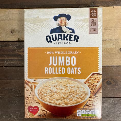 Quaker Jumbo Rolled Porridge Oats 1kg And Low Price Foods Ltd